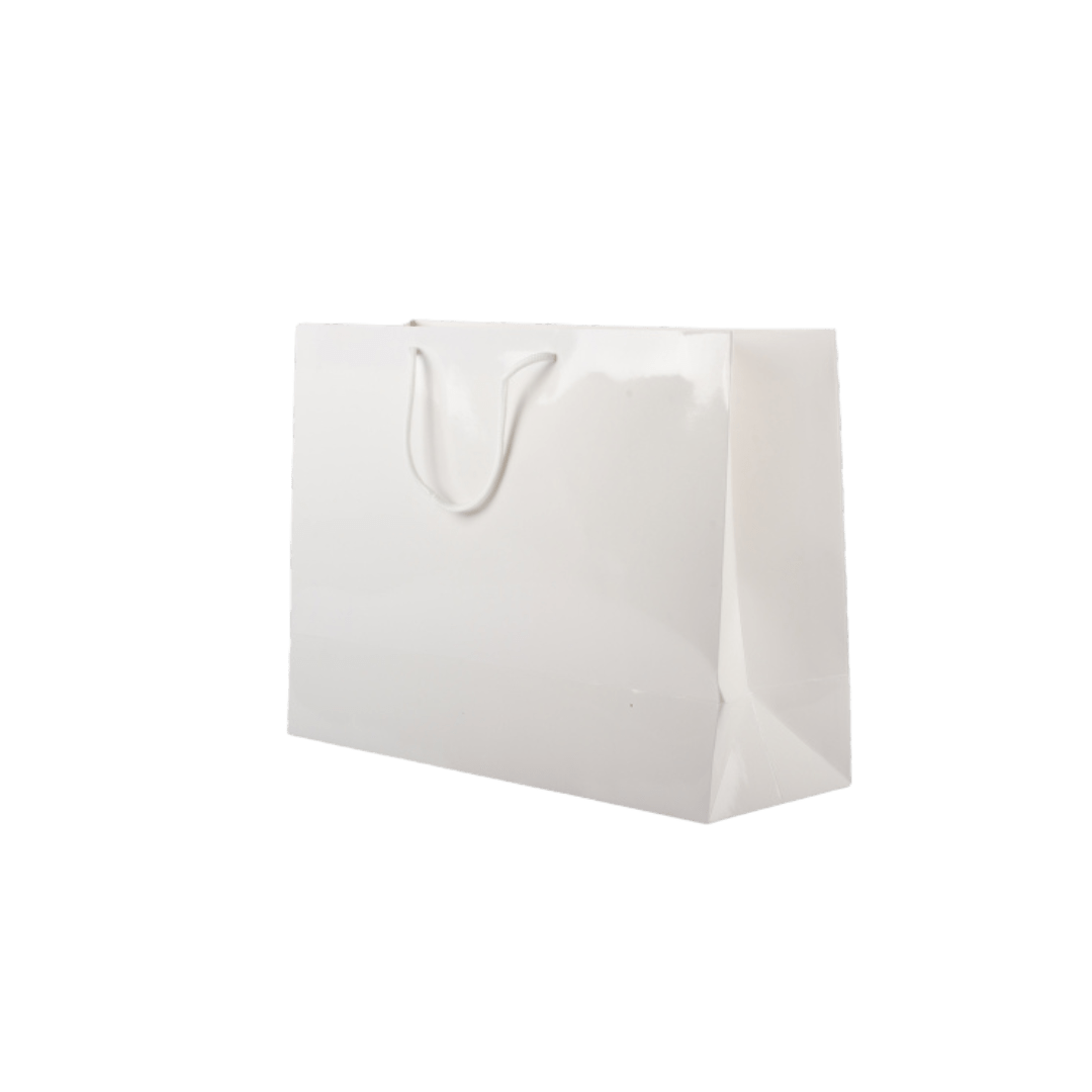 أكياس هدايا حبل مستطيل كبير ابيض - ALNASER l ALRAWY