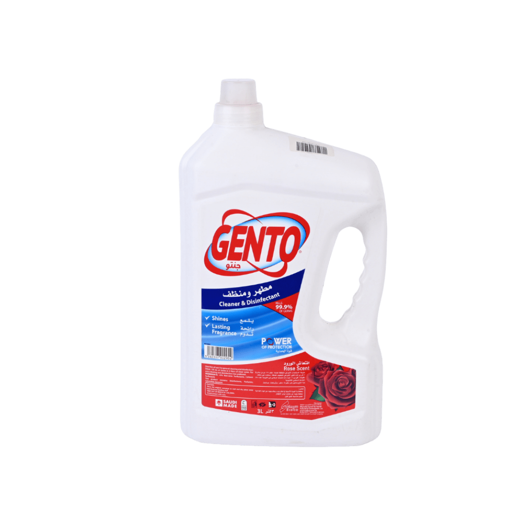 مطهر ومعقم جنتو برائحة الورد 3 لتر( حبه ) - ALNASER l ALRAWY